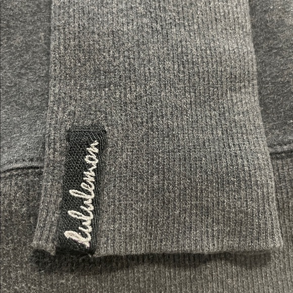 Lululemon sweatshirt. Charcoal gray. Longer length. - Picture 4 of 4